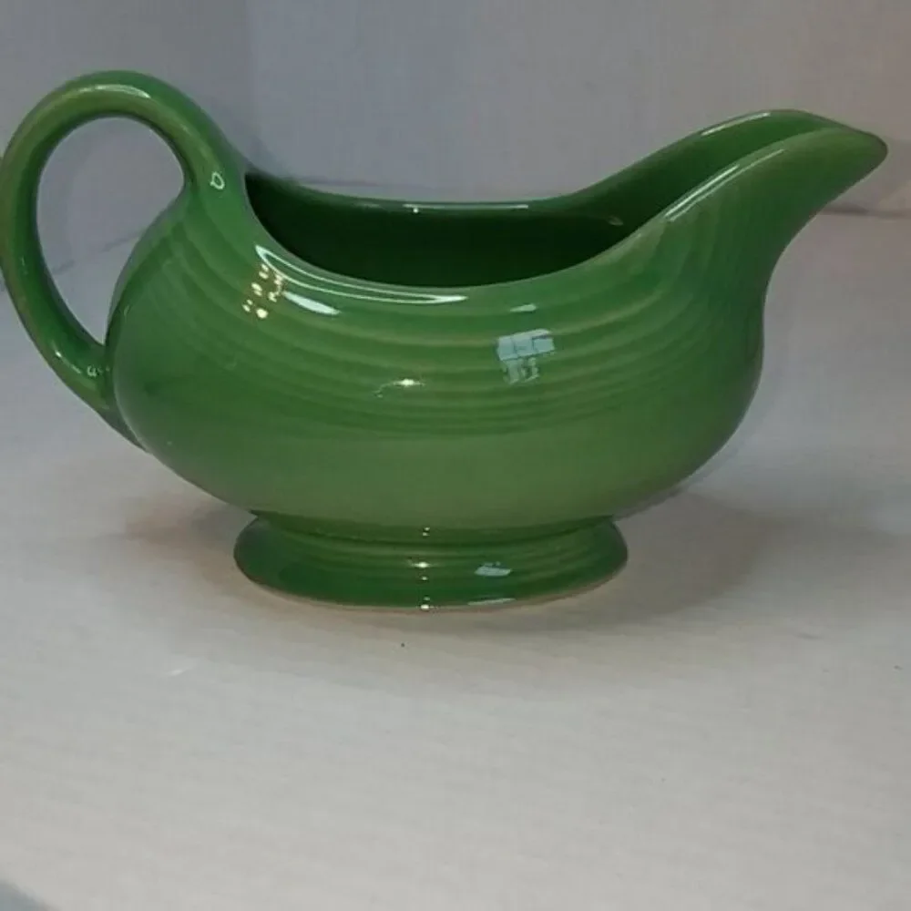 Fiestaware Fiesta Gravy Sauce Boat Dish Meadow Green CONTAINER 18.5 OZ CERAMIC